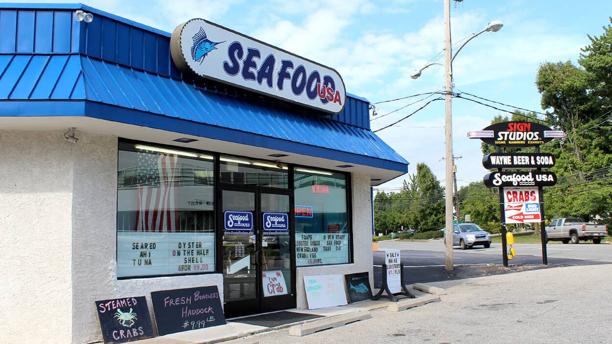 Exterior of Seafood USA